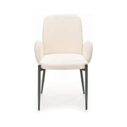 Scaun HOUSTON OCN-36246, crem/negru