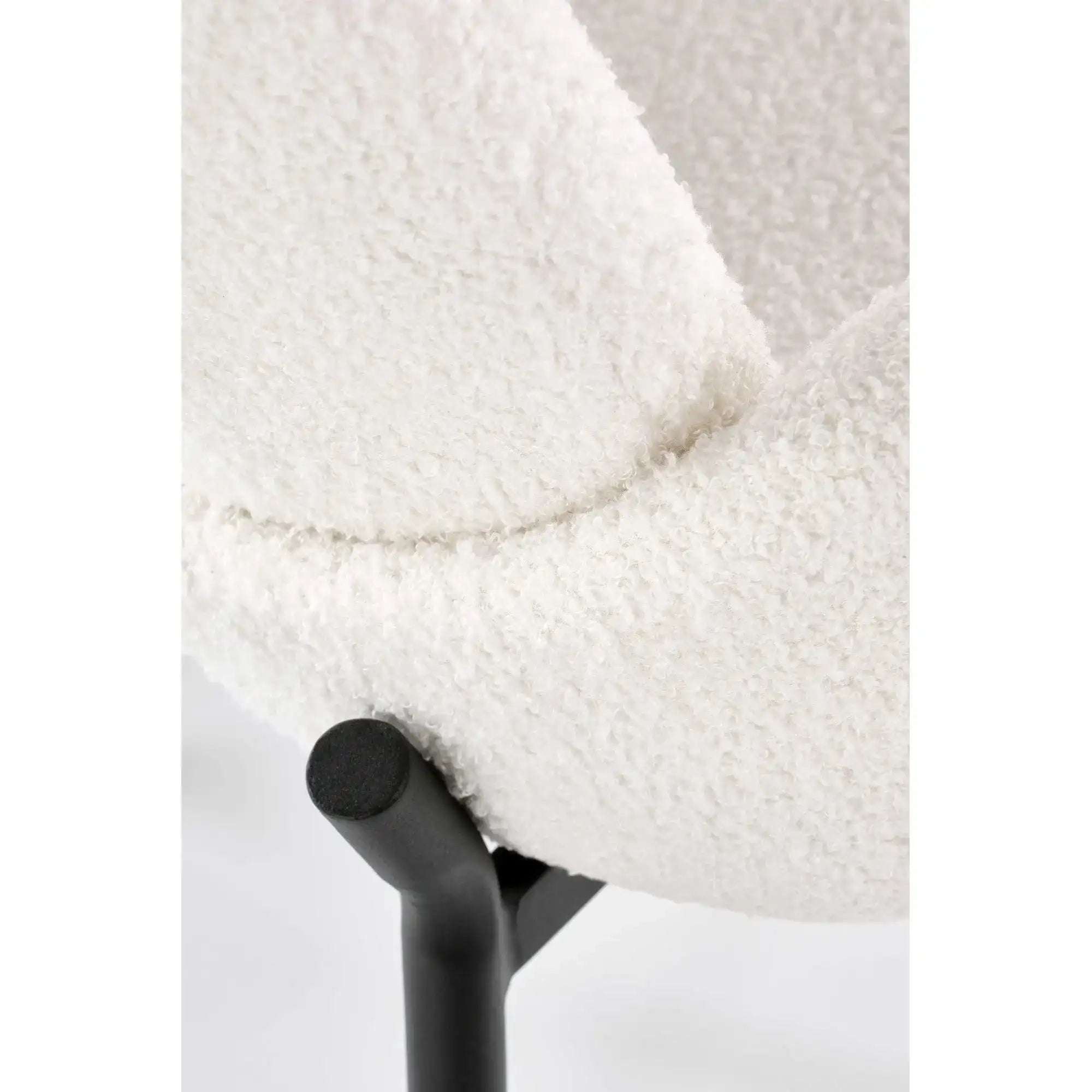 Scaun HOUSTON OCN-36246, crem/negru