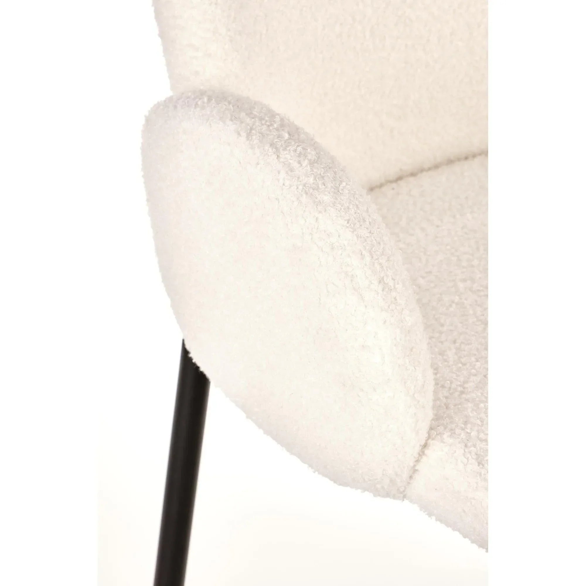 Scaun HOUSTON OCN-36246, crem/negru