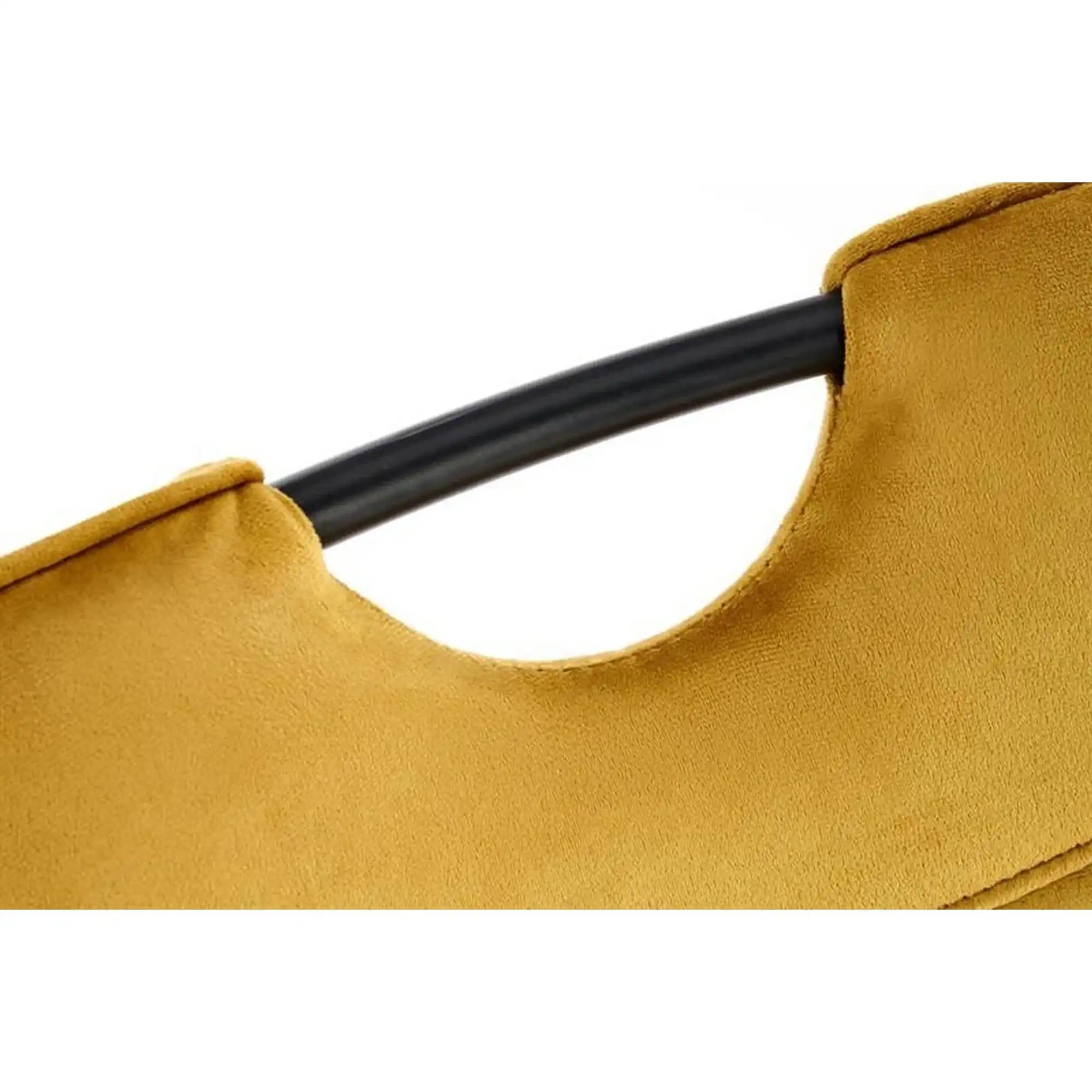 Scaun HOUSTON OCN-36248, galben mustar/negru