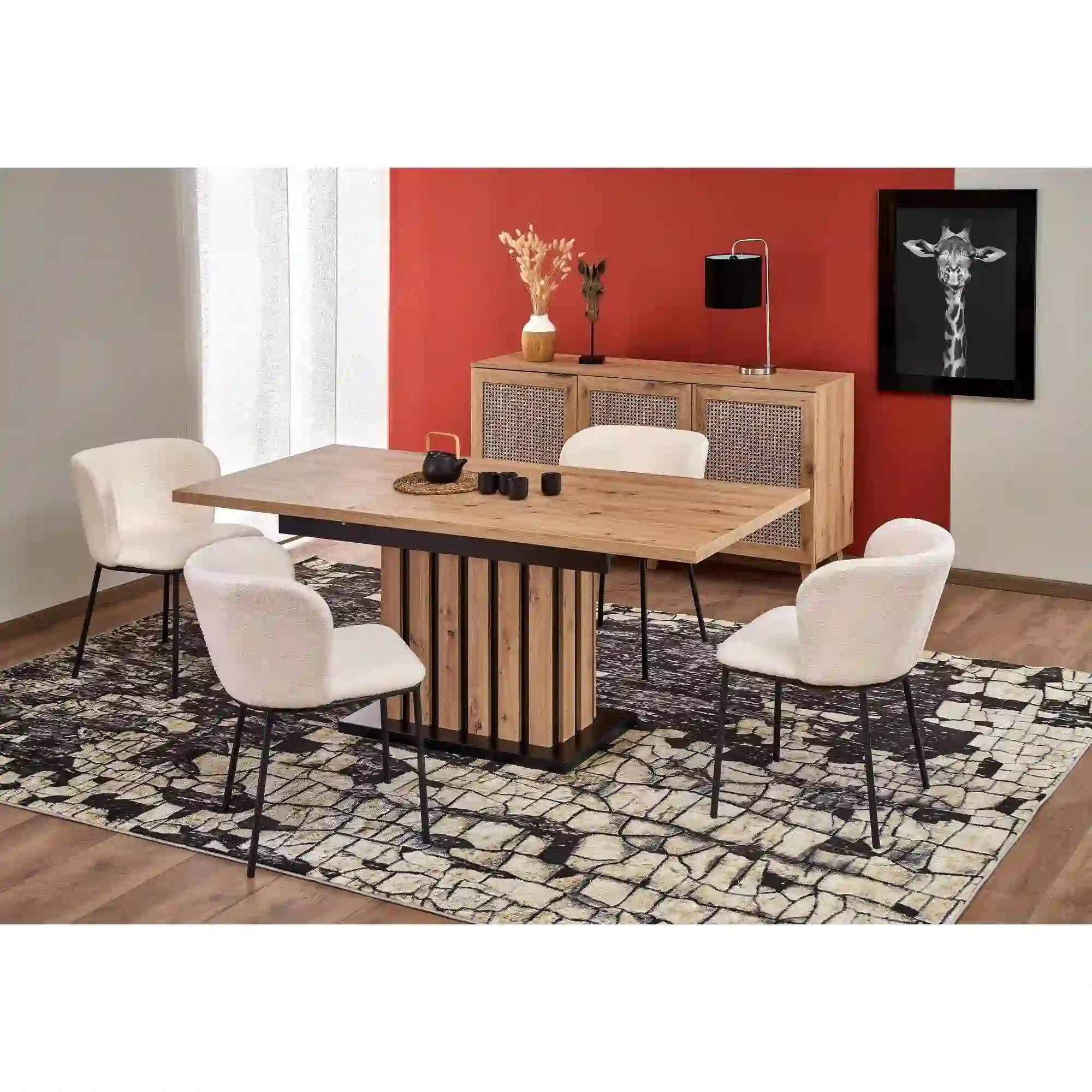 Scaun HOUSTON OCN-36256, crem