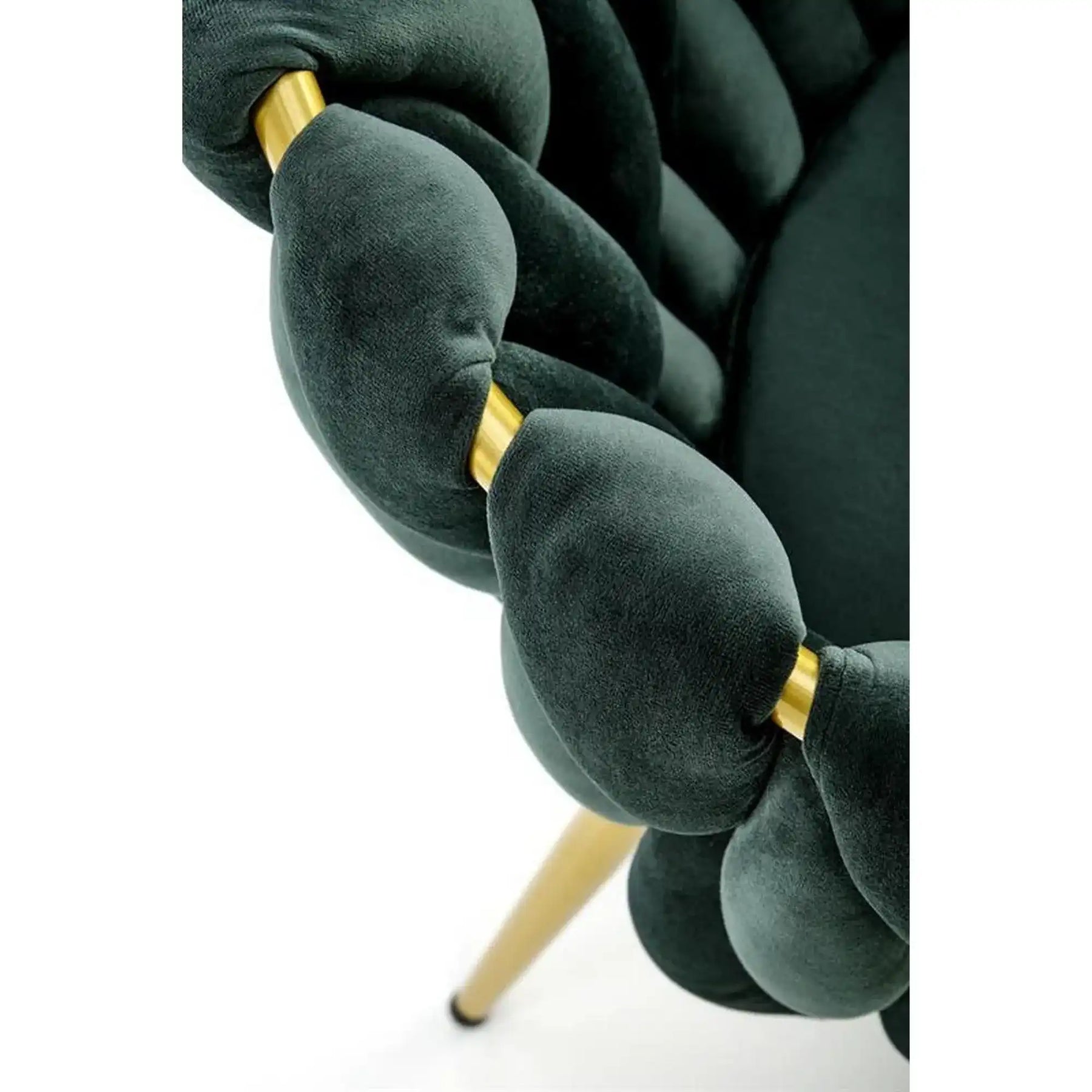 Scaun HOUSTON OCN-36257, verde/auriu