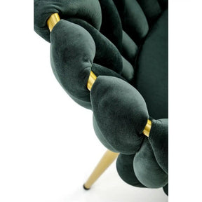Scaun HOUSTON OCN-36257, verde/auriu