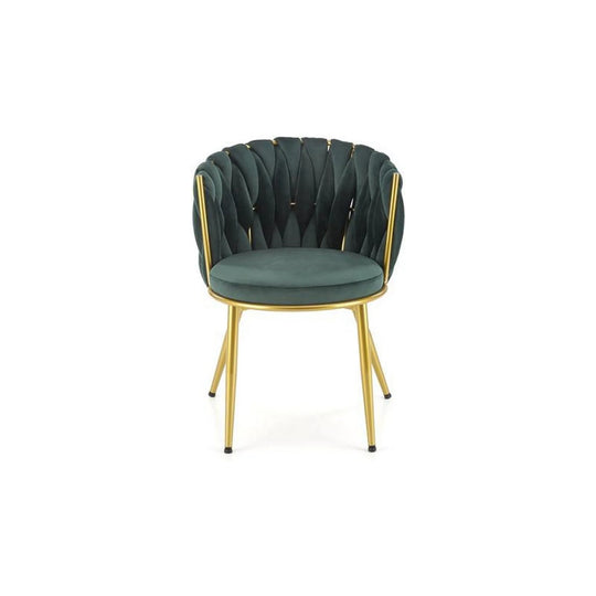 Scaun HOUSTON OCN-36257, verde/auriu