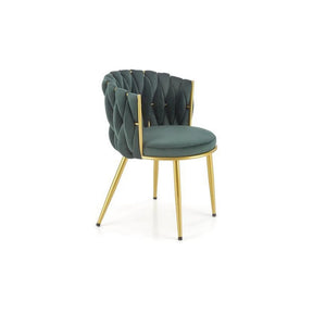 Scaun HOUSTON OCN-36257, verde/auriu