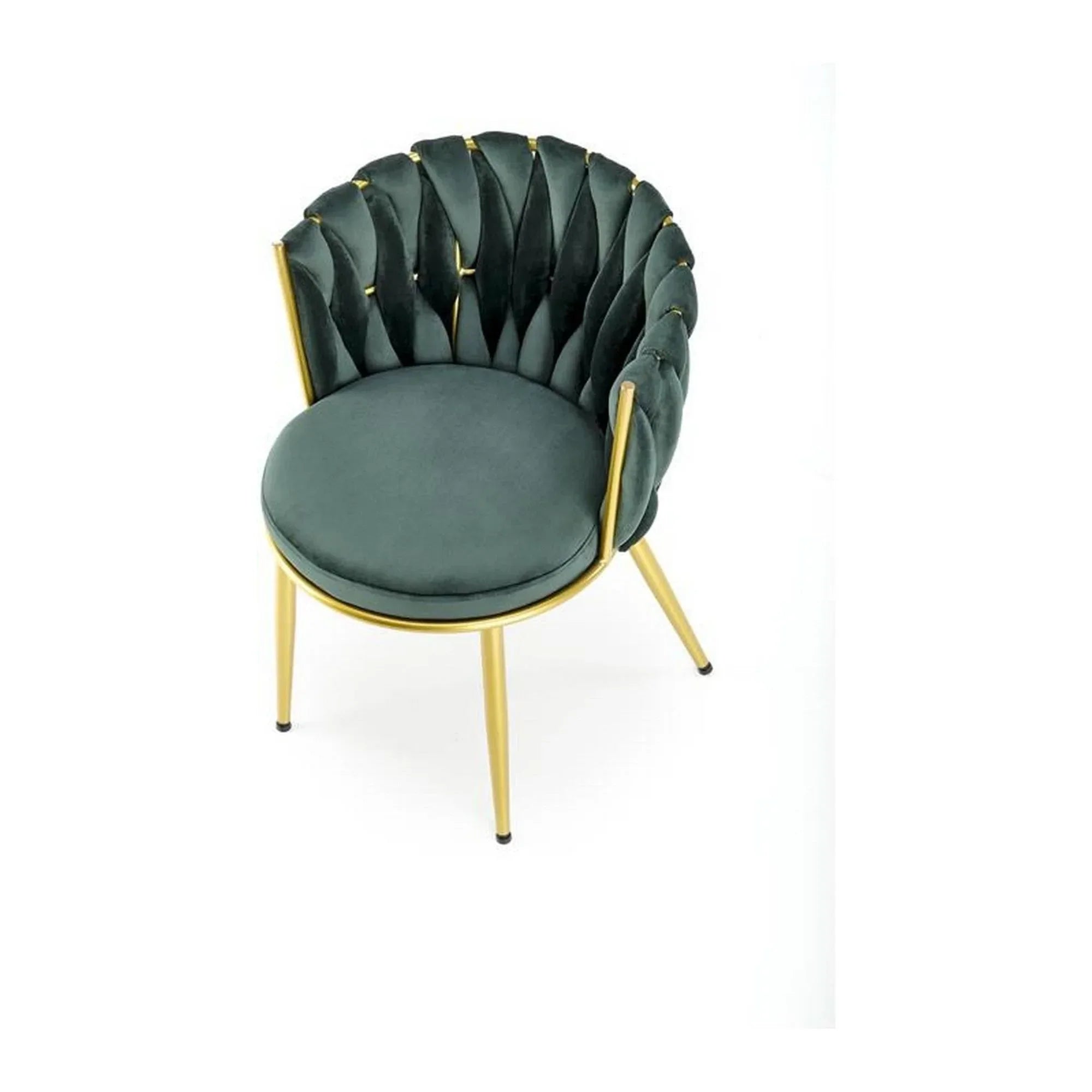 Scaun HOUSTON OCN-36257, verde/auriu