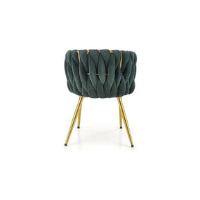 Scaun HOUSTON OCN-36257, verde/auriu