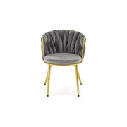 Scaun HOUSTON OCN-36258, gri/auriu