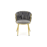 Scaun HOUSTON OCN-36258, gri/auriu