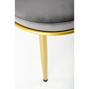 Scaun HOUSTON OCN-36258, gri/auriu