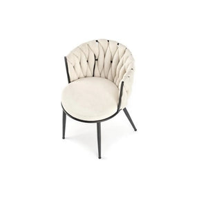 Scaun HOUSTON OCN-36260, bej/negru