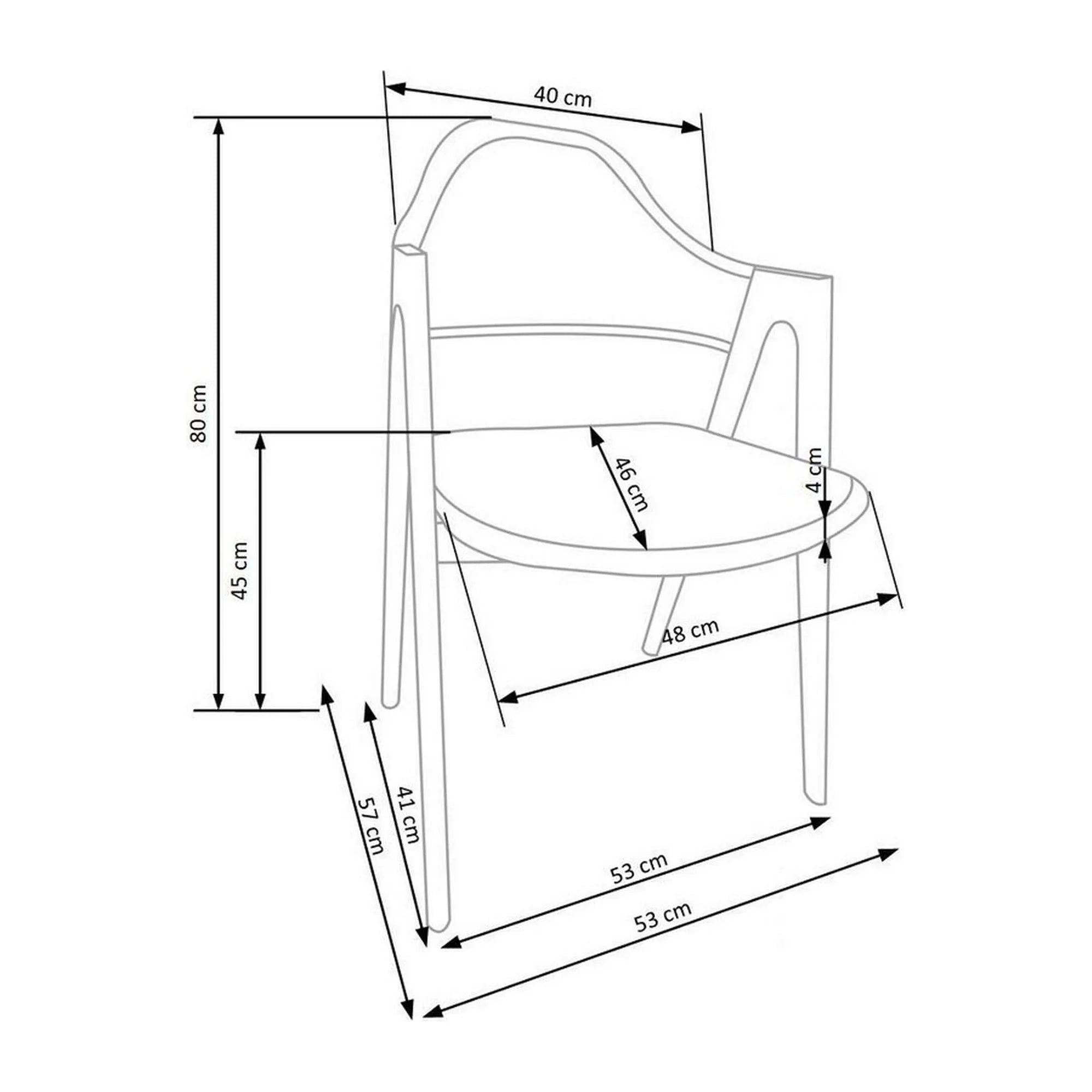 Scaun HOUSTON OCN-36276, bej/nuc