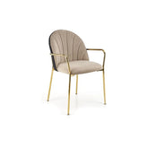 Scaun HOUSTON OCN-36278, bej/auriu