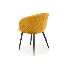 Scaun HOUSTON OCN-36294, galben mustar/negru