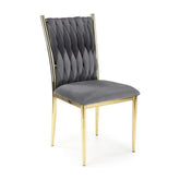 Scaun HOUSTON OCN-36316, gri/auriu