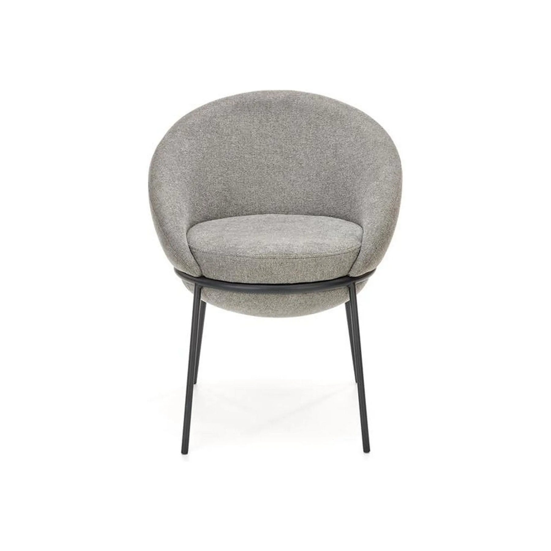 Scaun gri cu design modern, ideal pentru living sau dining – primabucata
