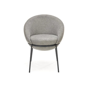 Scaun gri cu design modern, ideal pentru living sau dining – primabucata