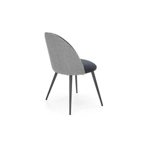 Scaun HOUSTON OCN-36340, alb/negru