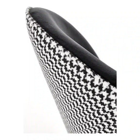 Scaun HOUSTON OCN-36340, alb/negru