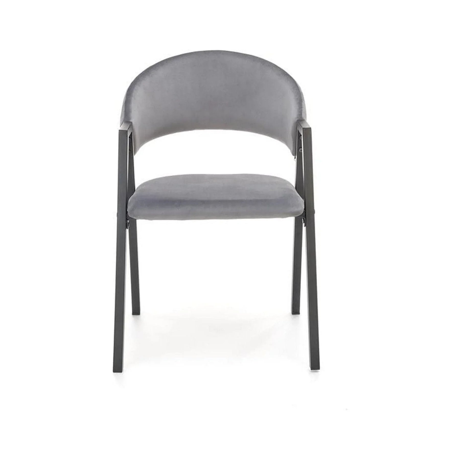 Scaun gri modern cu design elegant, potrivit pentru living – primabucata