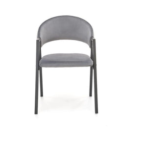 Scaun gri modern cu design elegant, potrivit pentru living – primabucata