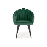 Scaun verde cu design elegant, ideal pentru living sau dining – primabucata