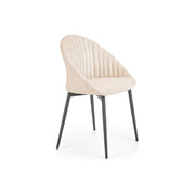 Scaun HOUSTON OCN-36358, bej/negru