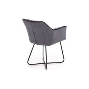 Scaun HOUSTON OCN-36362, gri/negru