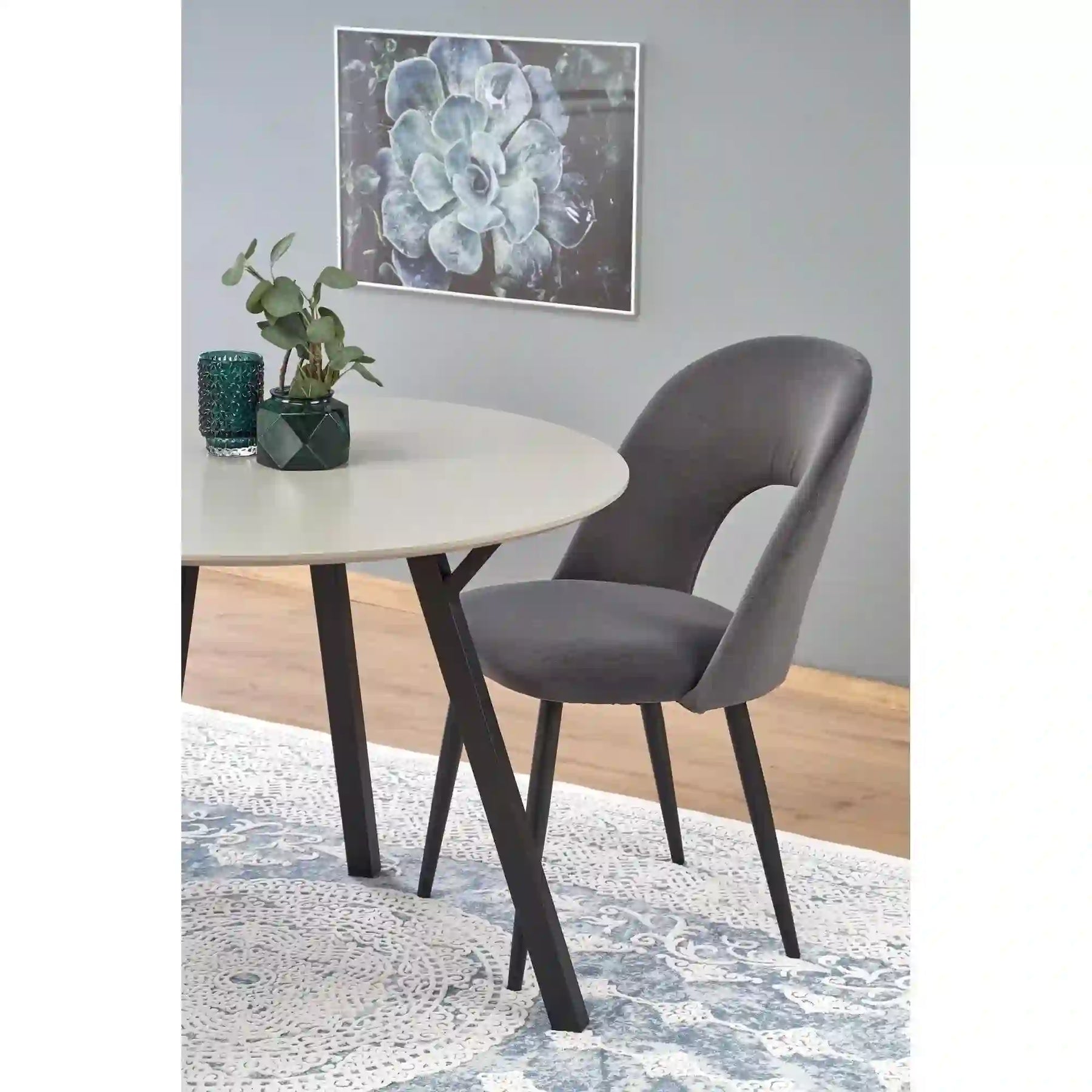 Scaun HOUSTON OCN-36365, gri/negru
