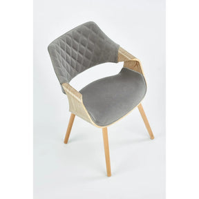 Scaun HOUSTON OCN-36375, stejar gri/gri