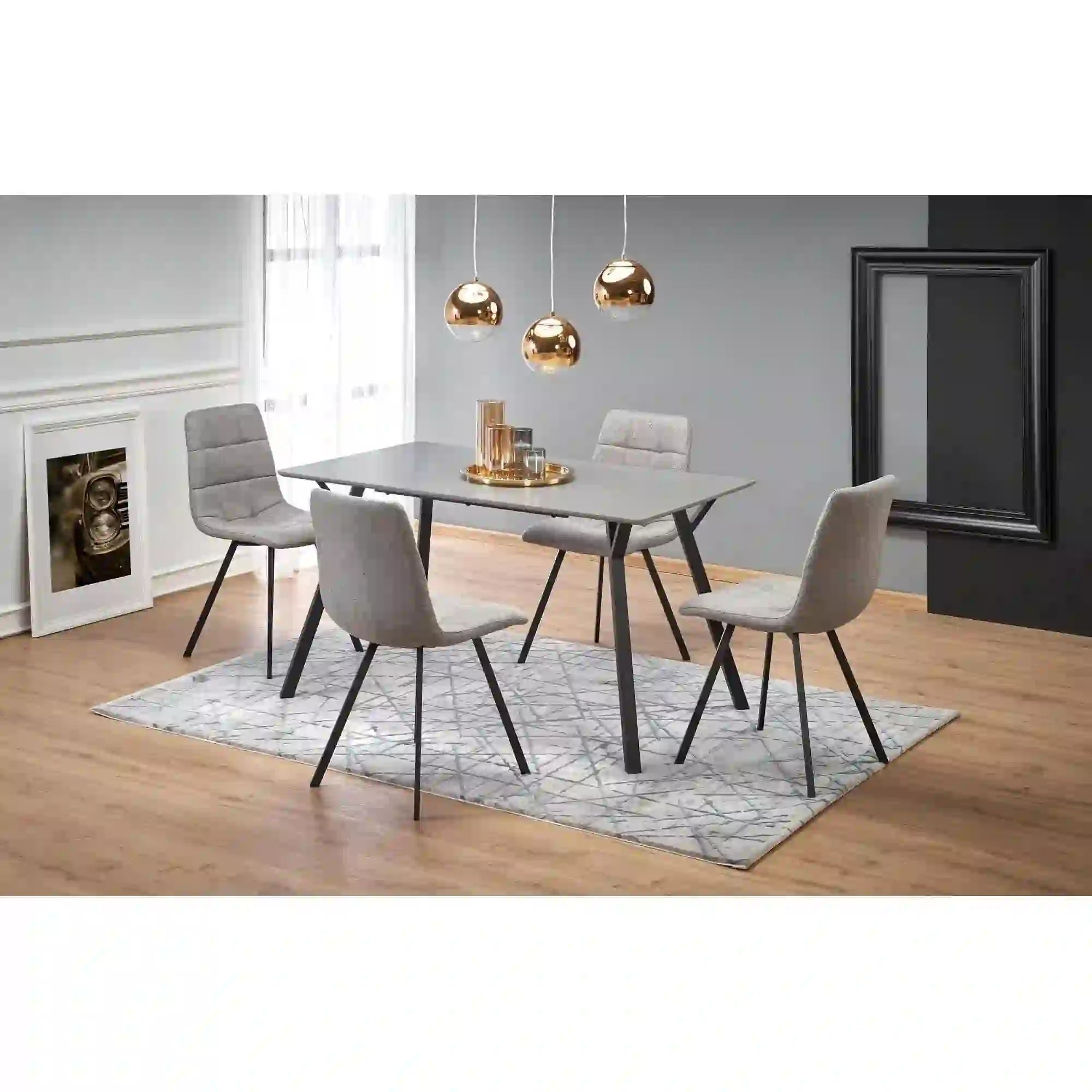 Scaun HOUSTON OCN-36378, gri/negru