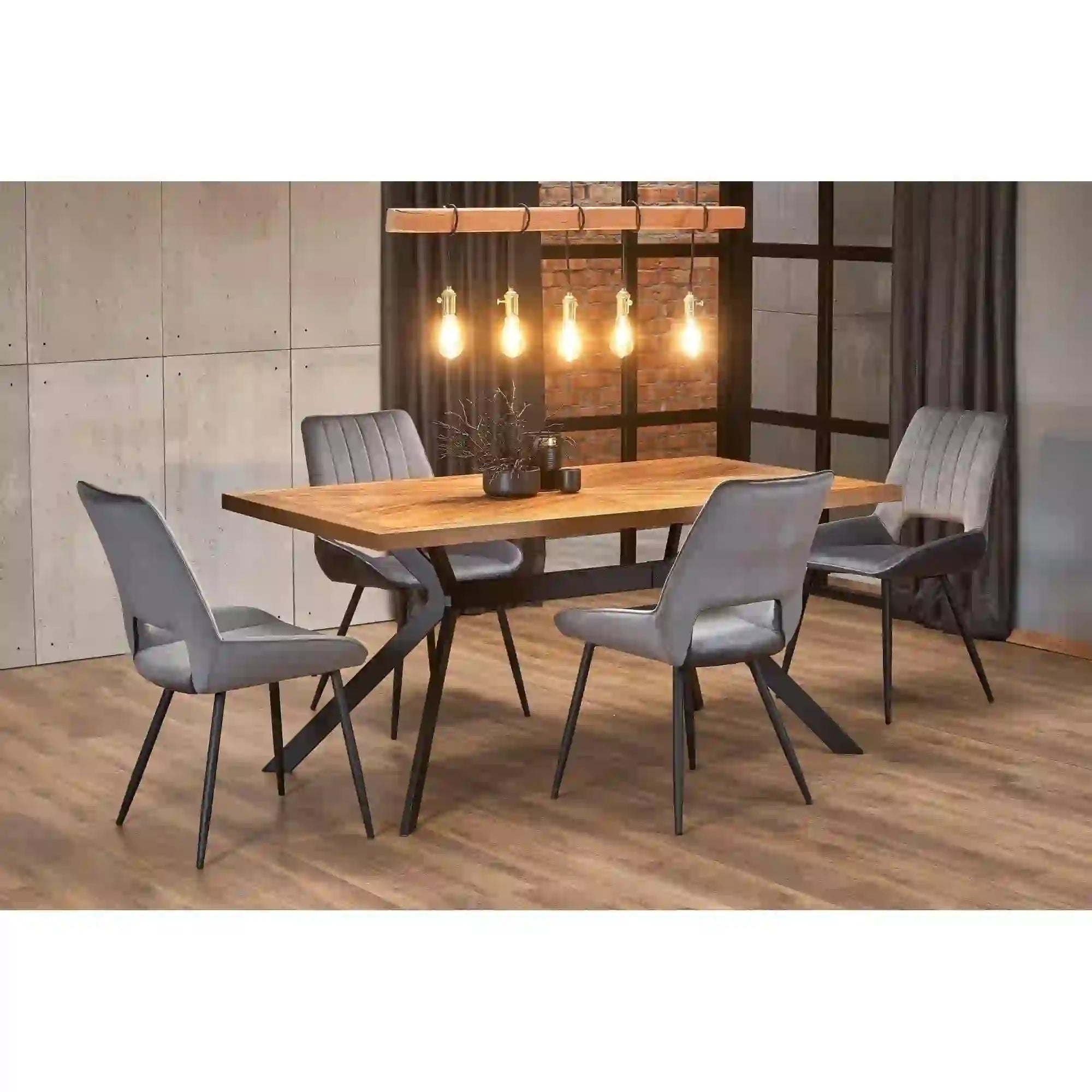 Scaun HOUSTON OCN-36380, gri/negru