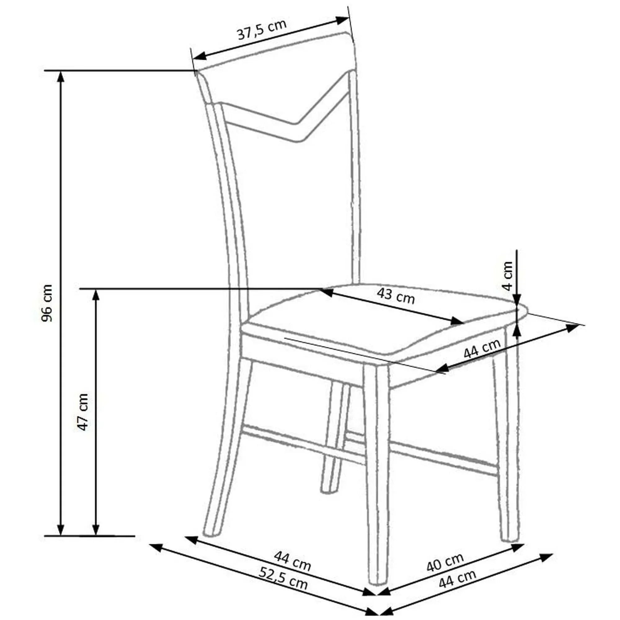 Scaun HOUSTON OCN-36392, gri/stejar/fag