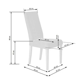 Scaun HOUSTON OCN-36394, negru/albastru