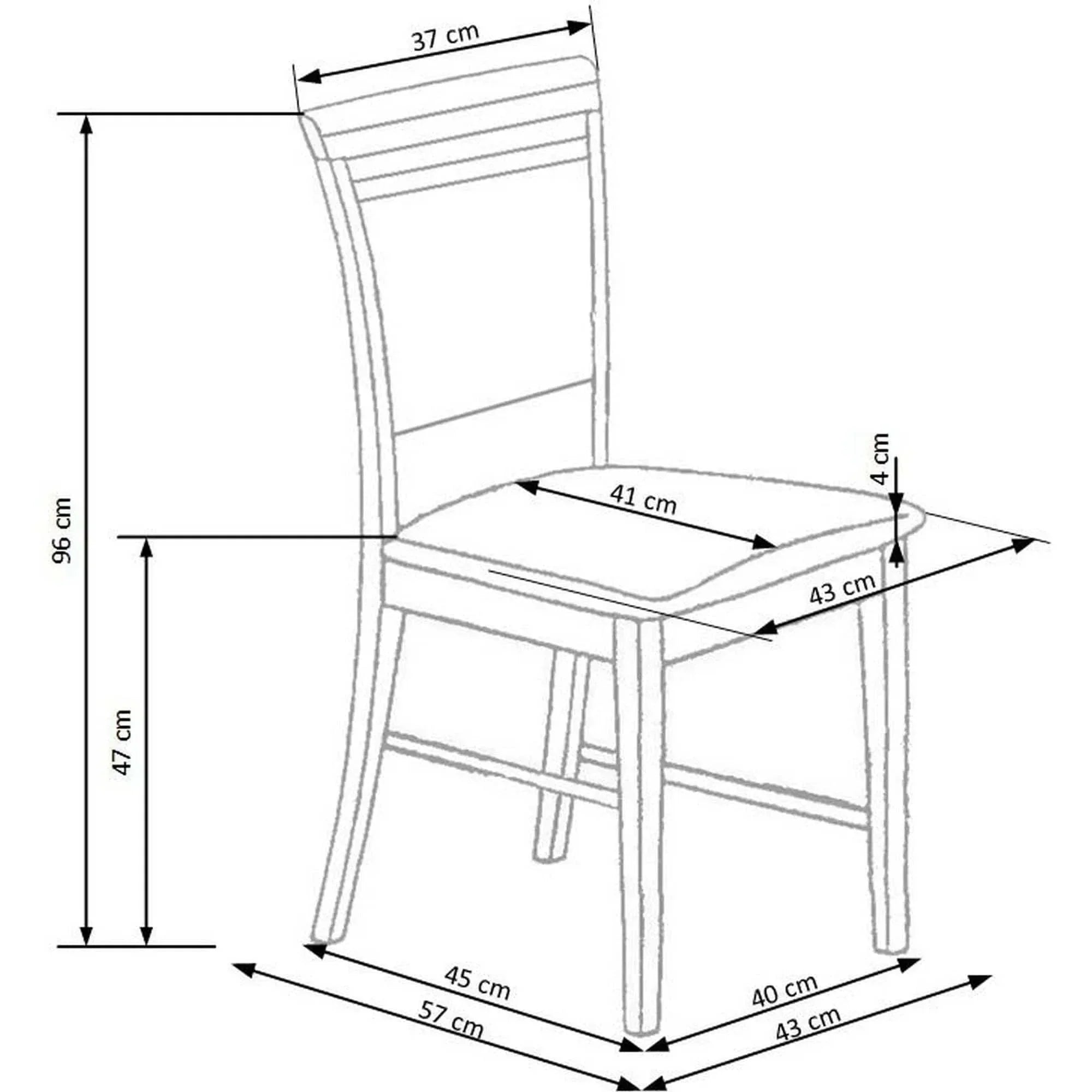Scaun HOUSTON OCN-36399, gri/alb