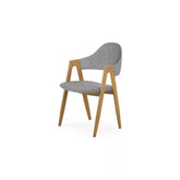 Scaun HOUSTON OCN-36402, gri/stejar