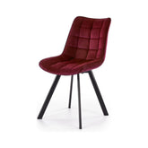Scaun HOUSTON OCN-36411, visiniu/negru