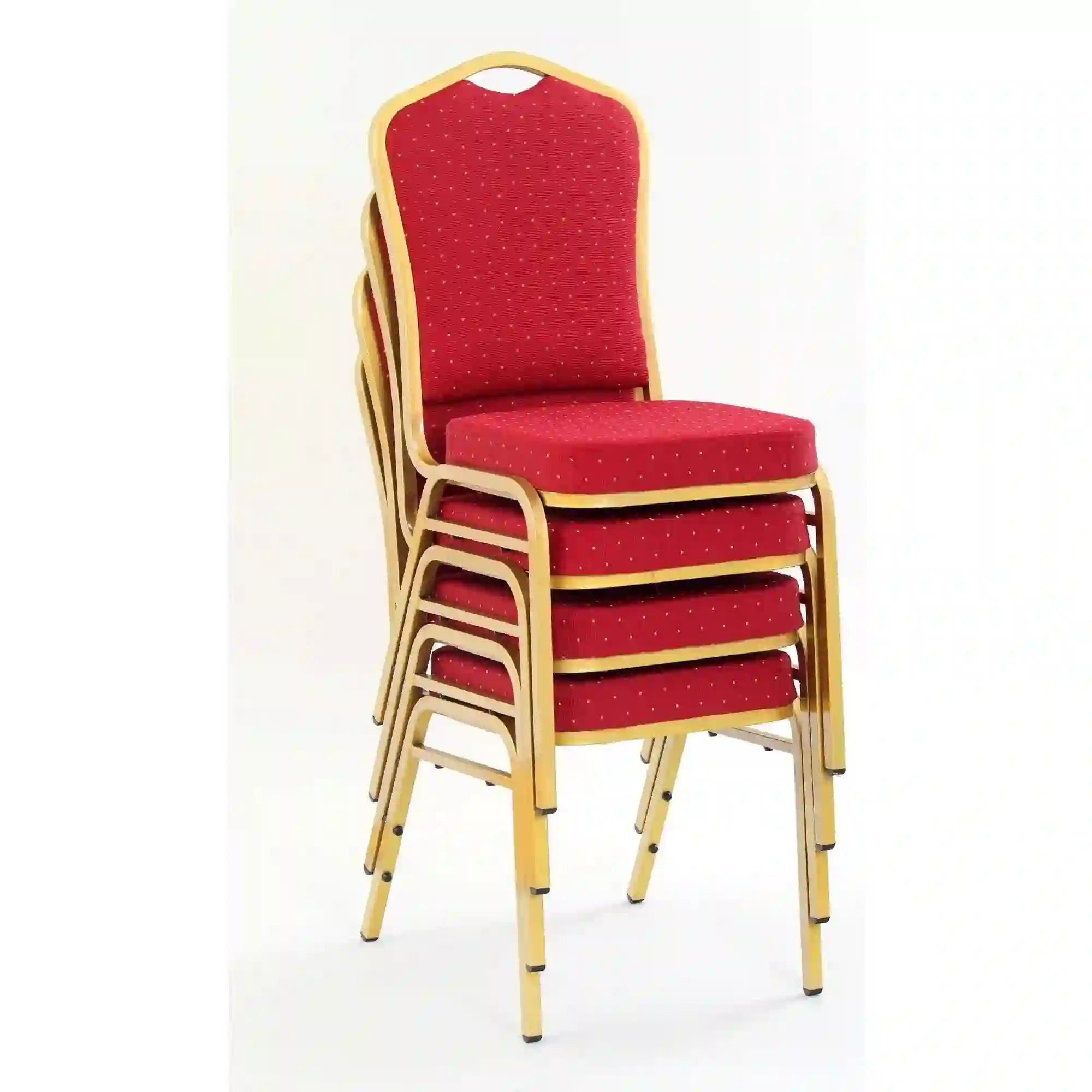 Scaun HOUSTON OCN-36420, rosu/auriu