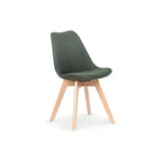 Scaun HOUSTON OCN-36425, verde/stejar