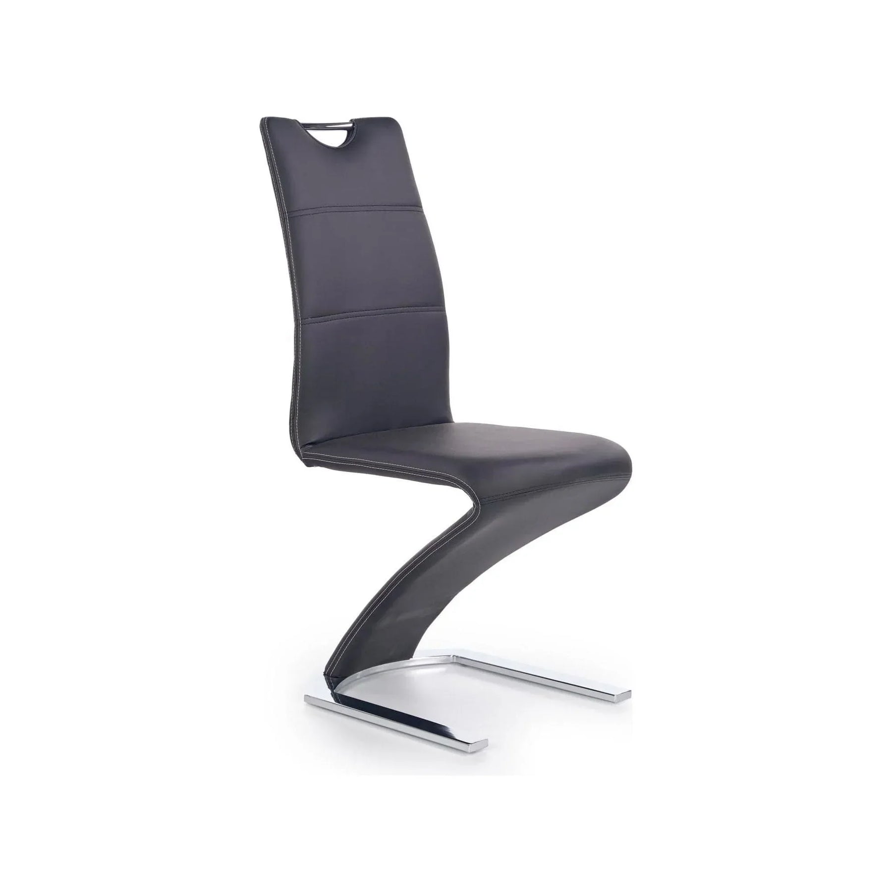 Scaun HOUSTON OCN-36428, negru/crom