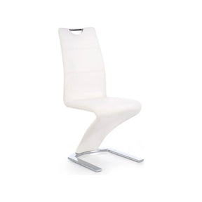 Scaun HOUSTON OCN-36429, alb/crom