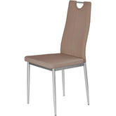 Scaun HOUSTON OCN-36447, cappuccino/crom