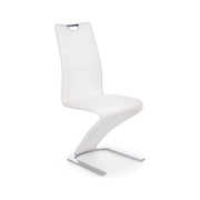 Scaun HOUSTON OCN-36452, alb/crom