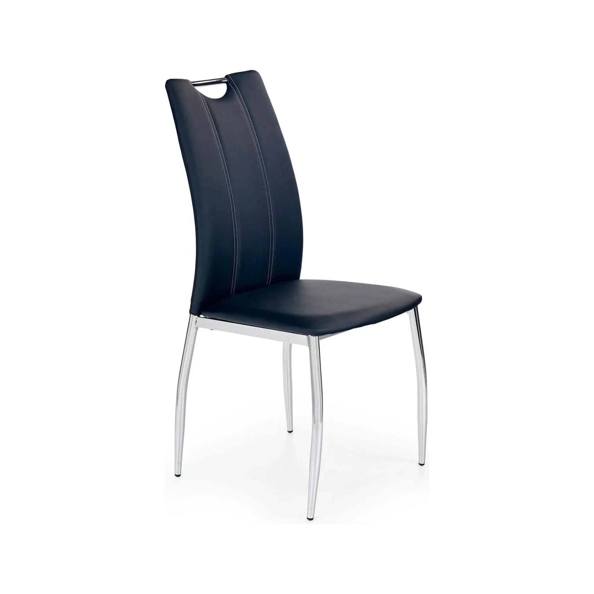 Scaun HOUSTON OCN-36453, negru/crom