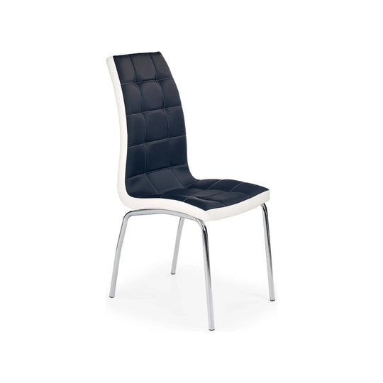 Scaun HOUSTON OCN-36455, negru/alb/crom