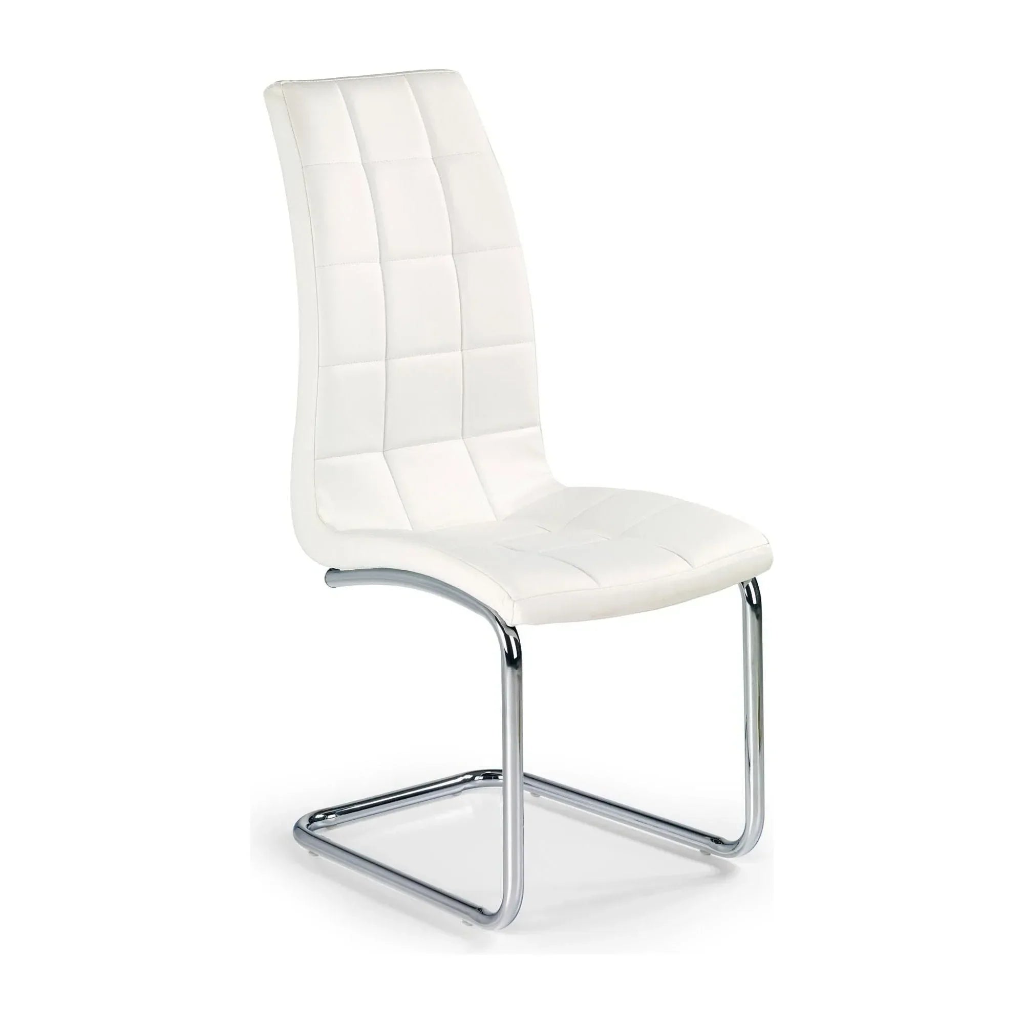 Scaun HOUSTON OCN-36460, alb/crom