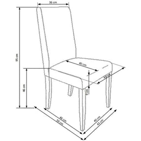 Scaun HOUSTON OCN-36464, wenge/maro