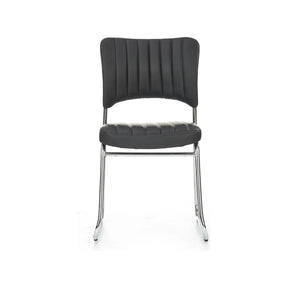 Scaun HOUSTON OCN-36467, negru/crom