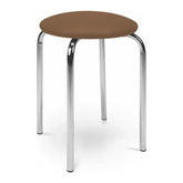 Scaun maro cu picioare cromate, ideal pentru living sau birou – primabucata