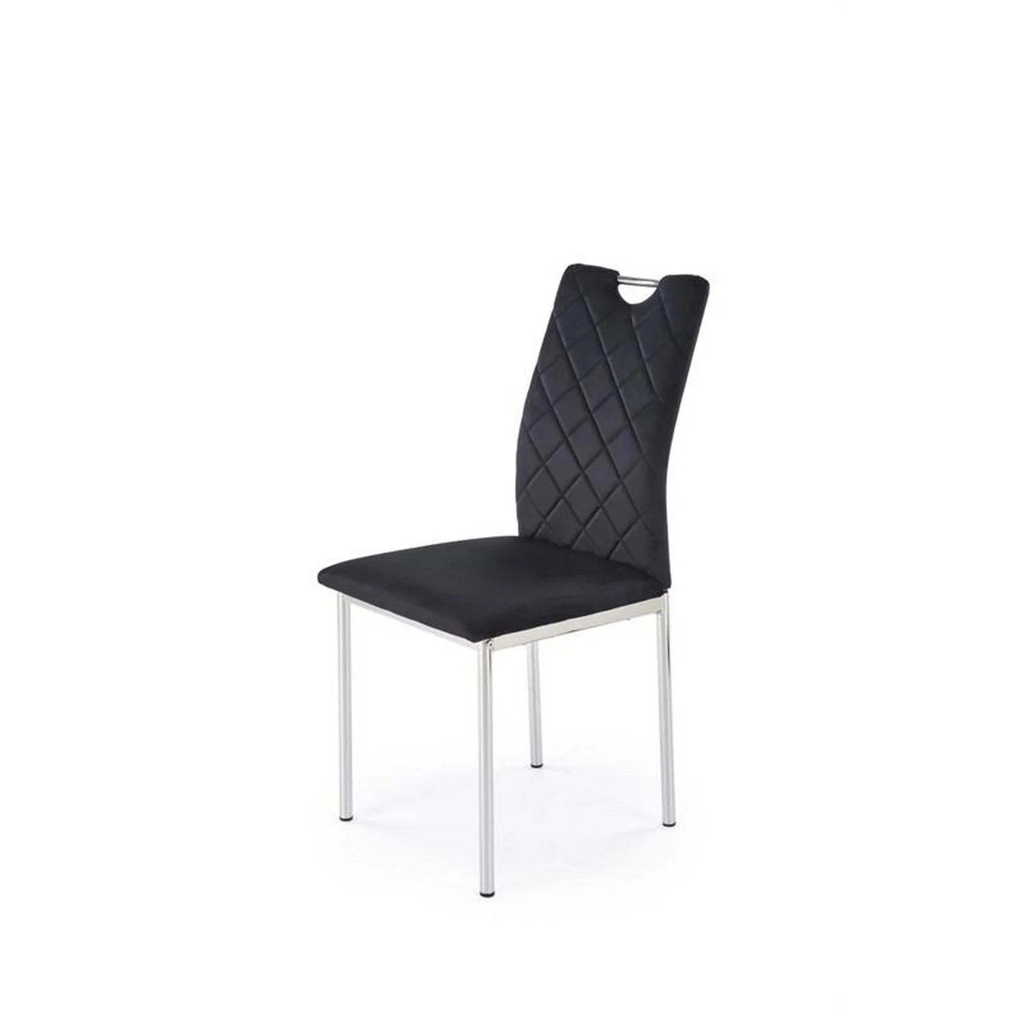 Scaun HOUSTON OCN-36496, negru/argintiu